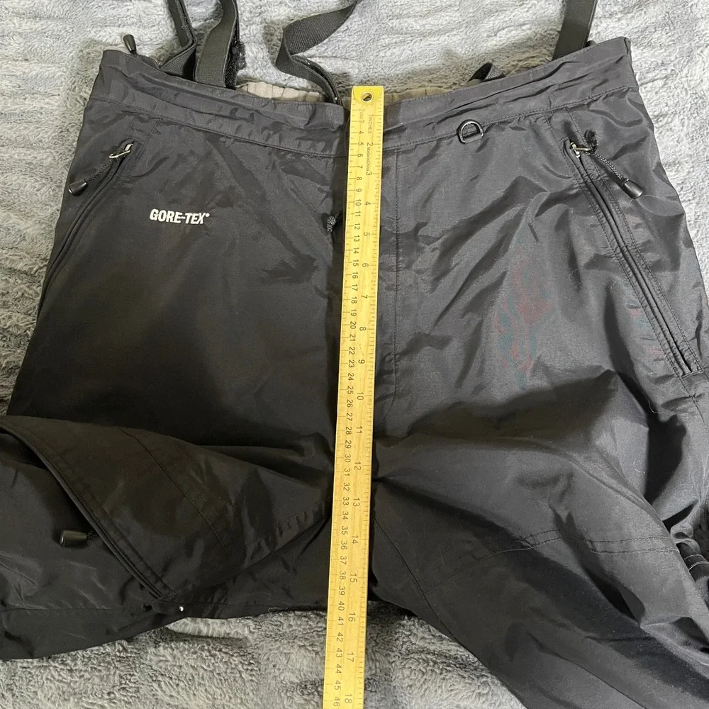 The North Face Gore-Tex Ski Snow Pants Mens XL Black Waterproof Suspenders AP712